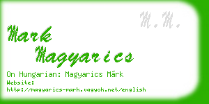 mark magyarics business card